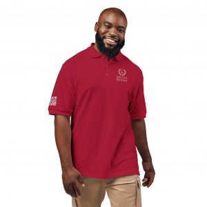 Embroidered Nautical Compass Polo Shirt